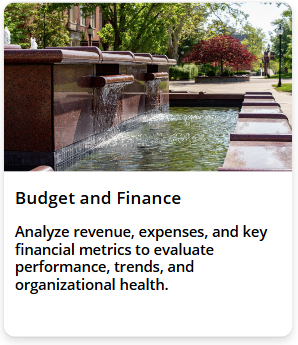 Image showing the "Budget and Finance" icon in Microsoft Teams.