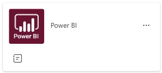 Icon of the Power BI Team in Microsoft Teams.
